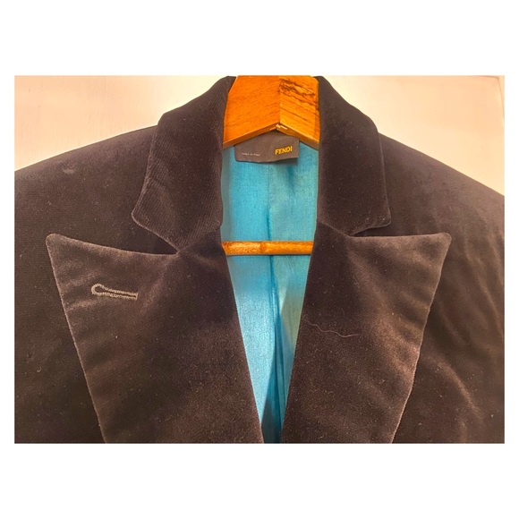 FENDI velvet blazer size 40 - Picture 3 of 11
